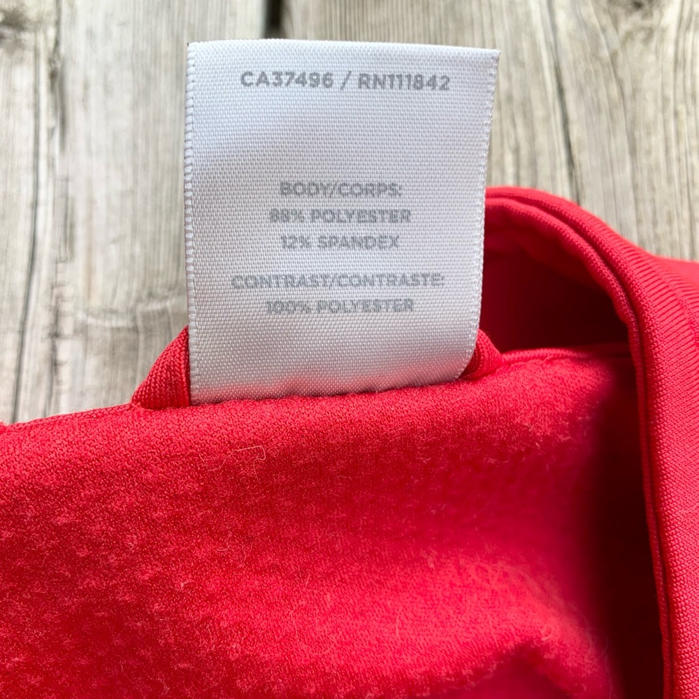 Ladies Levelwear Raptors Red Polyester Jacket Size Medium - Picture 9 of 11